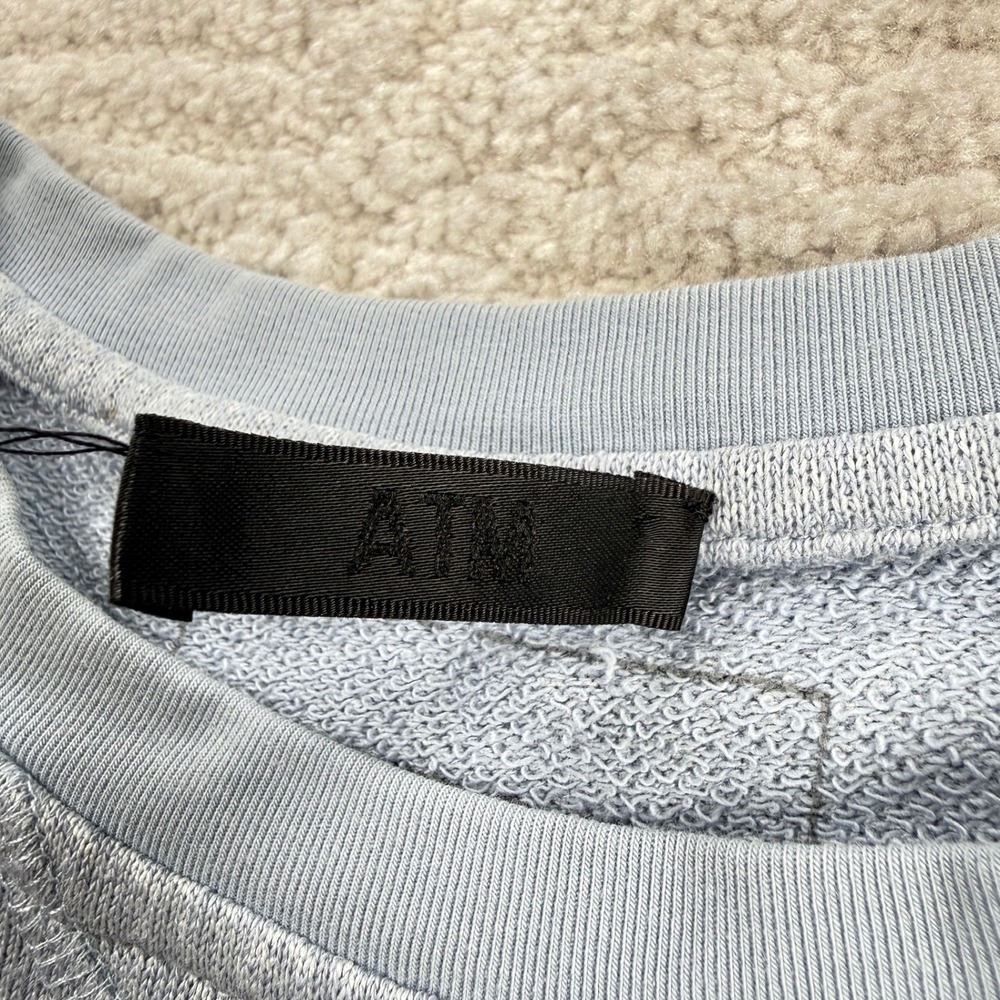 ATM Anthony Thomas Melillo Dress Womens S Blue Hemp Tencel Athleisure Cozy Luxe - Picture 4 of 15